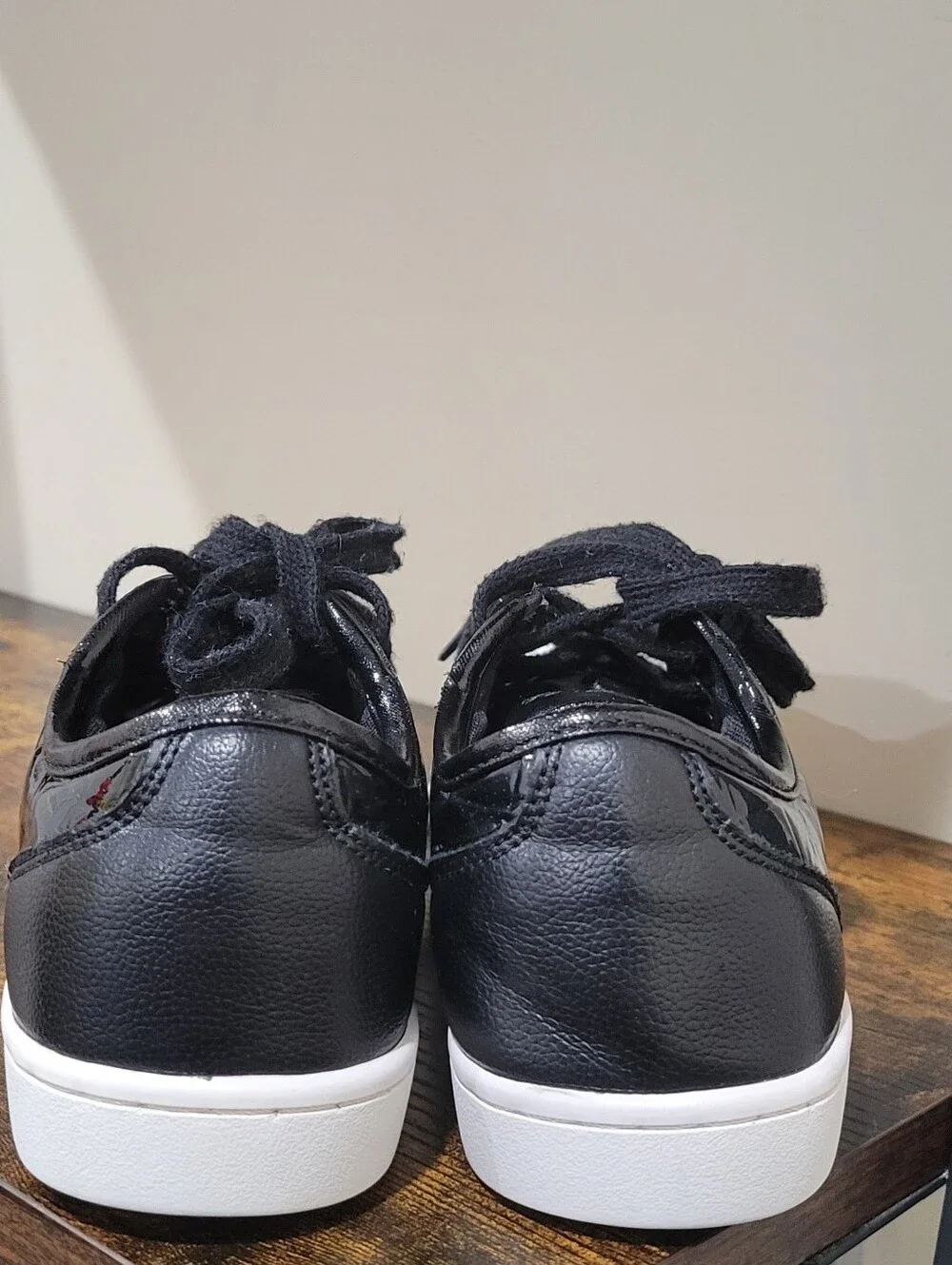 Kids Black and White Shell-Toe Sneakers - Classic Casual Style Pastry POP Tart🩰